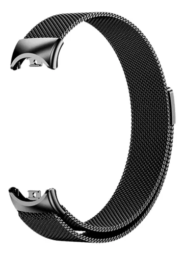 MALLA MI BAND 8/9 METALICA IMANTADA NEGRA