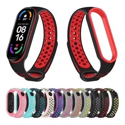 MALLA MI BAND 5/6/7 SILICONA DEPORTIVA