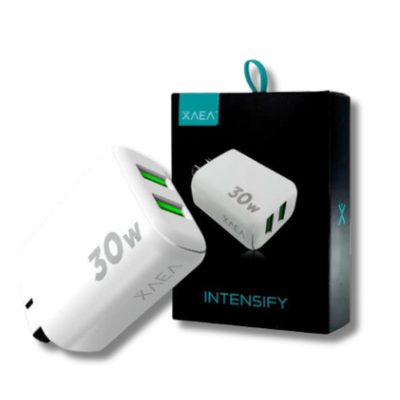 CARGADOR XAEA INTENSIFY 30W LIGHTNING APPLE