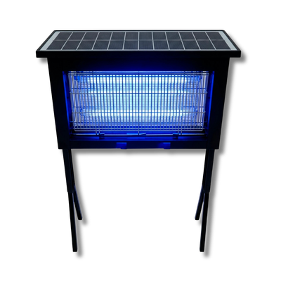 MT-602 LAMPARA MATAMOSQUITOS CON PANEL SOLAR