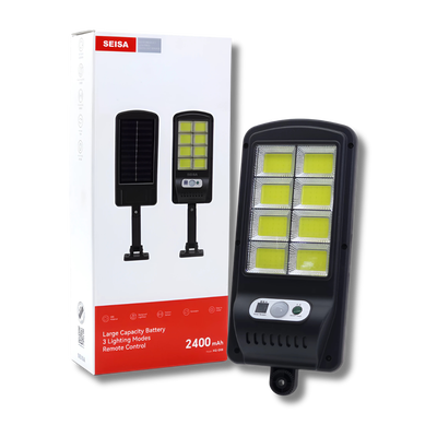KQ-D08 REFLECTOR LED CON PANEL SOLAR
