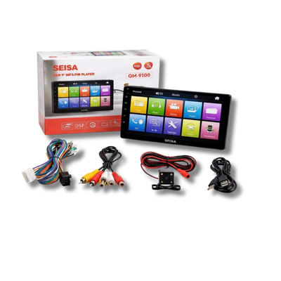 QM-9100 STEREO BLUETOOTH 9" CON CARPLAY