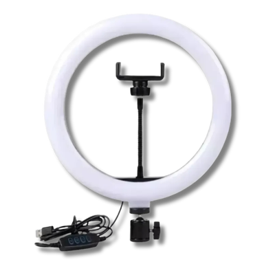 ARO DE LED 26CM LUZ FRIA CALDAD NEUTRA