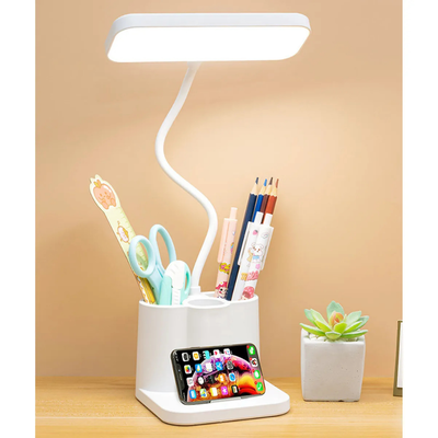 LAMPARA LED FLEXIBLE RECARGABLE CON PORTALAPICES