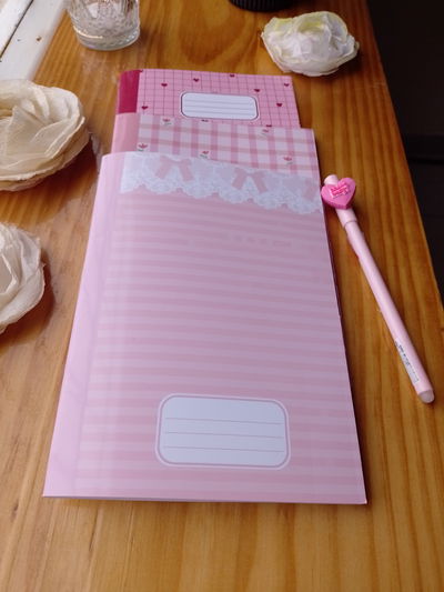 Set x3 libretas Pink Mood Collection