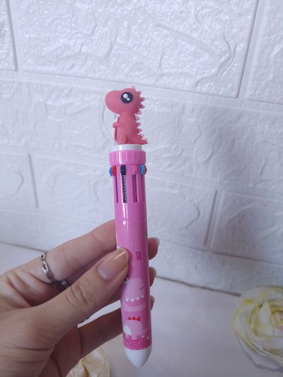 Lapicera  colores retráctil 