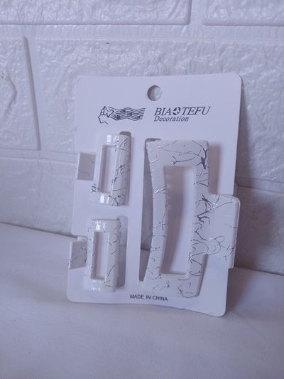 Broches rectangular x3