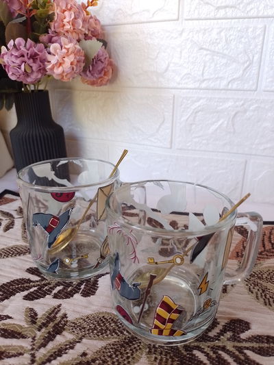 Tazas de vidrio Harry Potter 