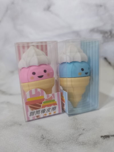 Goma de borrar en forma de helado 