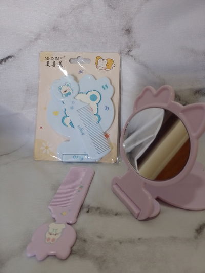 Mini peine con espejo 