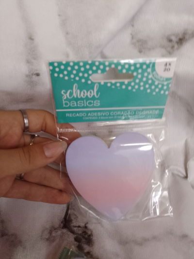 Notas adhesivas corazón