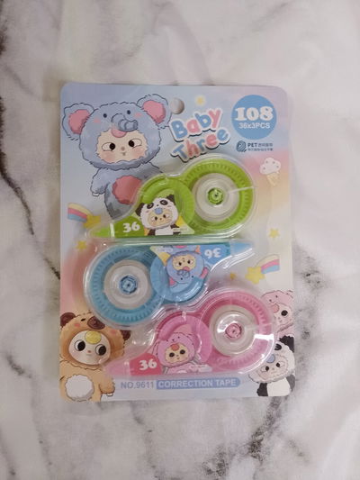 Set x3 correctores en cinta 