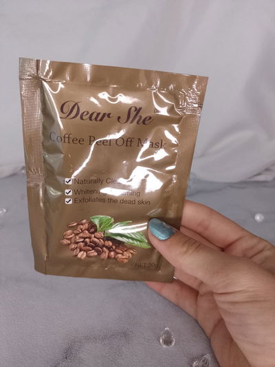 Mascarilla facial de café 