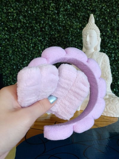 Vincha + muñequera para skin care