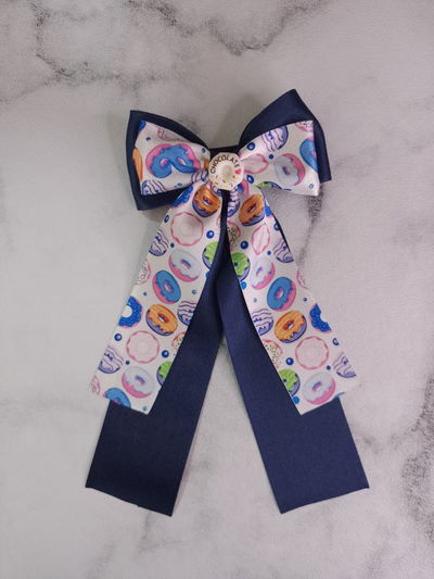 Pasador francés con moño grande 