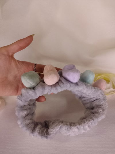 Vincha corazones skin care