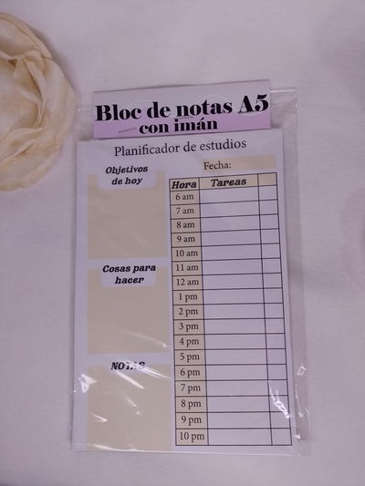 Block de notas A5 con imán 