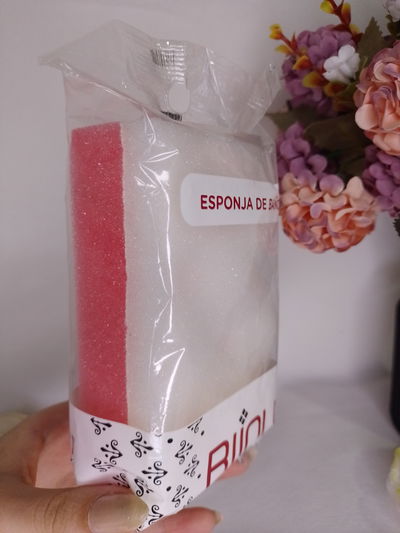 Esponja de baño rectangular 