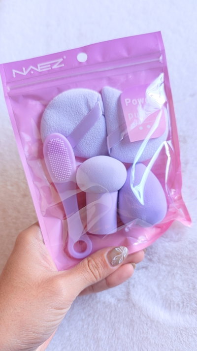 Set aplicadores, esponjas x1