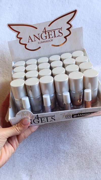 Caja de 24 iluminadores con esponja 4 Angels 