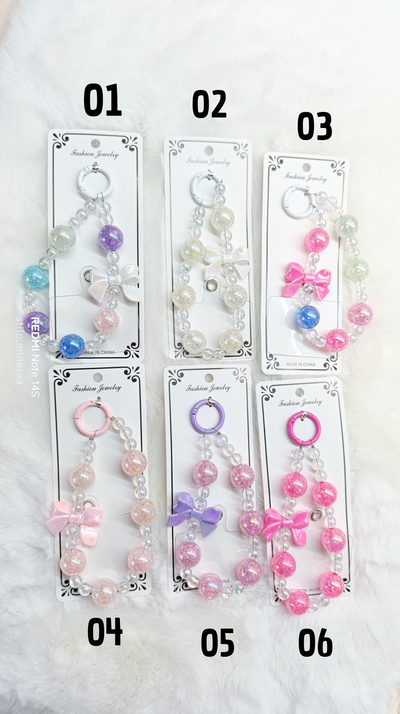 Strap para celular/ llavero Moño x1