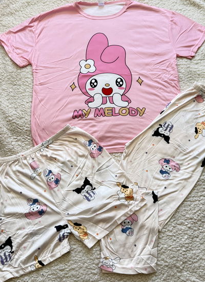 PIJAMA 3 PIEZAS ADULTO IMPORTADO MELODY