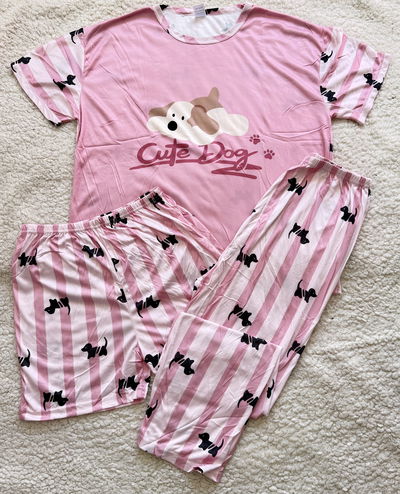 PIJAMA 3 PIEZAS ADULTO IMPORTADO DOGGY