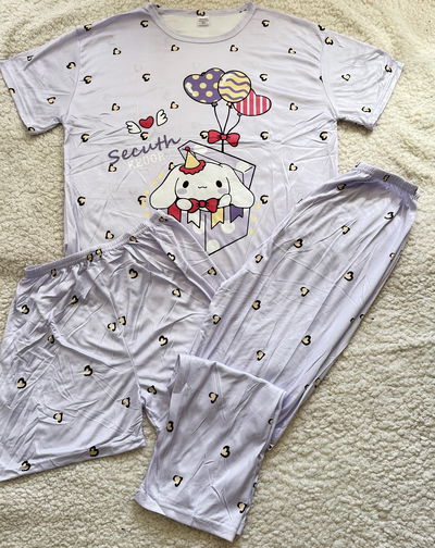 PIJAMA 3 PIEZAS ADULTO IMPORTADO CINNAMOROLL