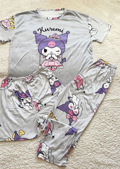 PIJAMA 3 PIEZAS ADULTO IMPORTADO KUROMI