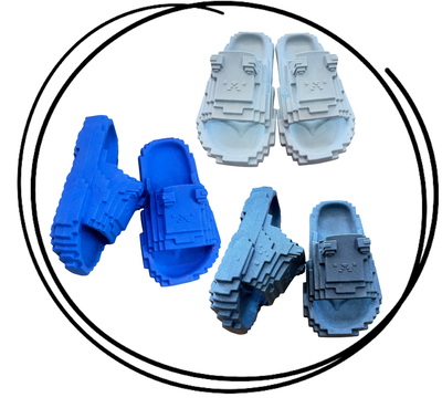 Chancla Faja 3D Minecraft niños 27/34