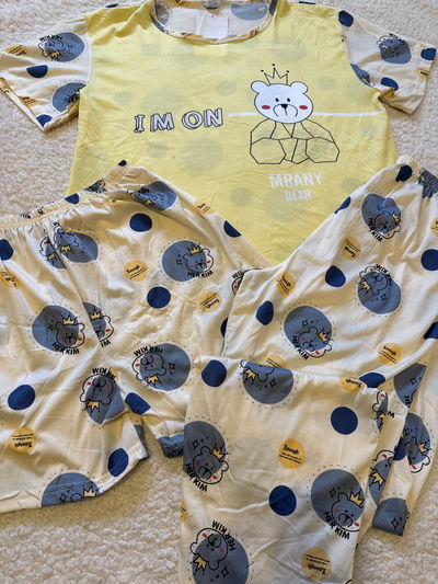 PIJAMA 3 PIEZAS ADULTO IMPORTADO I M ON  