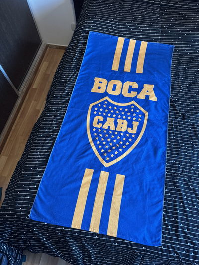 TOALLON ANIMADO BOCA JUNIORS 73x150 