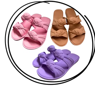 Pack x6 o x12 Ojota sandalia con diseño nudo, ultraliviana y económica