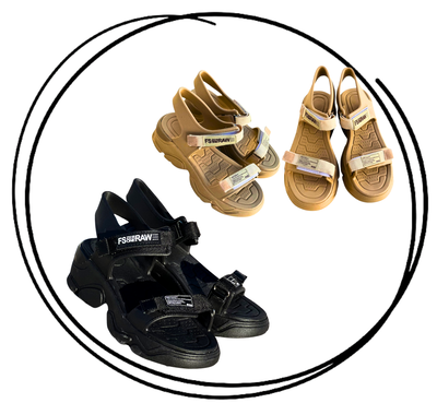 Sandalia PREMIUM deportiva plataforma Abrojo 35/40