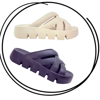 Pack x6 o x12 Sandalias Inyectadas Cruzadas PREMIUM 35-40 en PVC Durables y Modernas