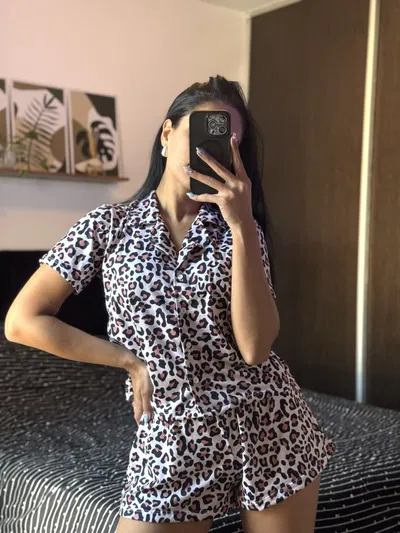 CAMISERO CORTO ADULTO ANIMAL PRINT