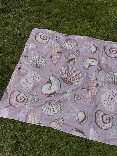 LONA PLAYERA CARACOLES MARINO 150x150