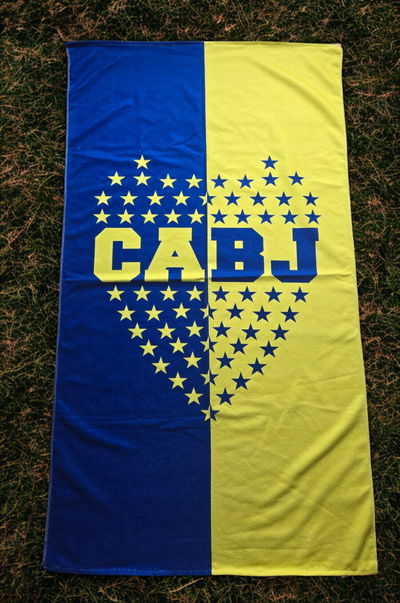 TOALLON ANIMADO BOCA JUNIORS 73x150 
