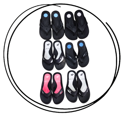 🔥 Combo Liquidación ojotas x6 Pares Dama