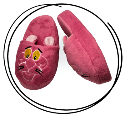 Pantuflon animado premium PANTERA ROSA