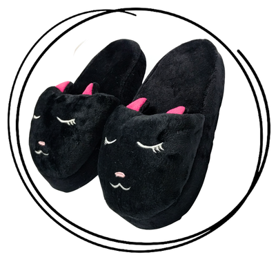 Pantuflon animado premium GATITO DORMIDO