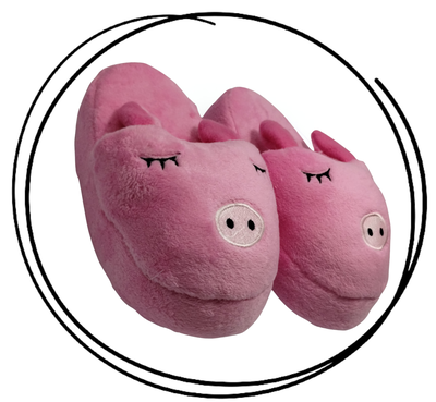 Pantuflon animado premium CHANCHITO