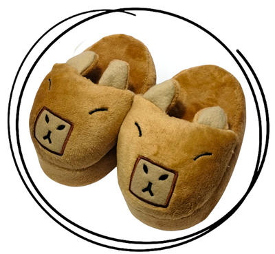 Pantuflon animado premium capibara