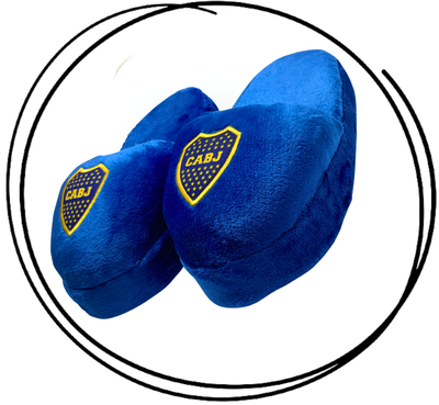 Pantuflon animado premium Boca Junior