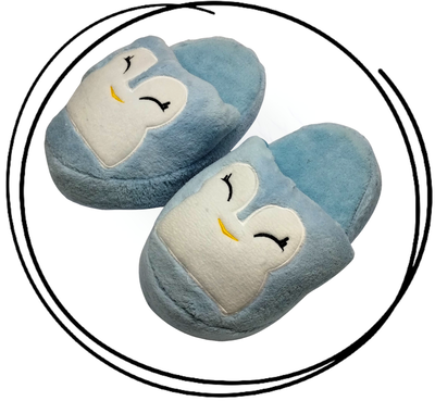 Pantuflon animado premium pingüino
