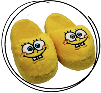 Pantuflon animado premium Bob esponja