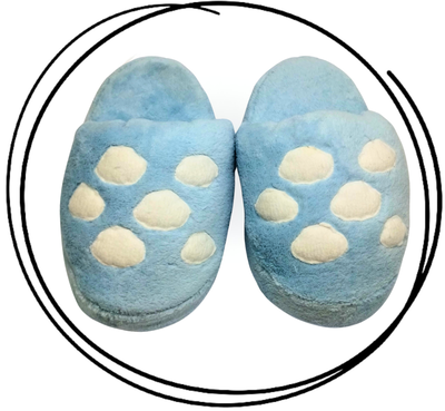 Pantuflon animado premium nubes