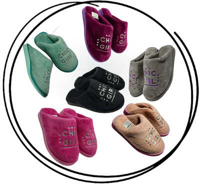 Pantufla dama chenille chic 35/40