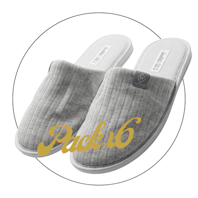 Pack x6 Pantufla morley clásica hombre 39/46