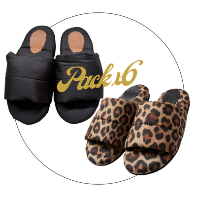 pack x 6 Pantuflones soft matelasse punta abierta 35/40 PREMIUM